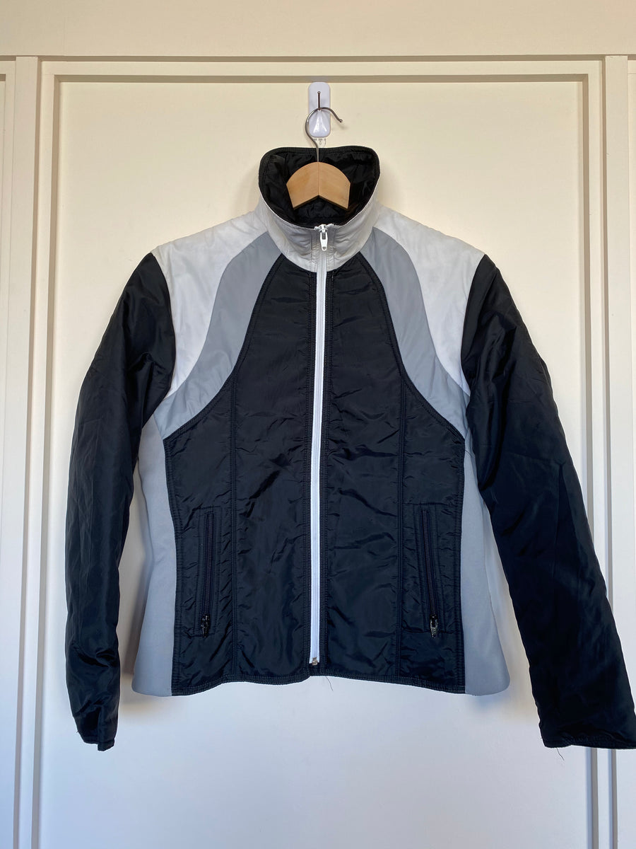 Vintage Jean Claude Killy Black White Grey Jacket I Dream of Snow