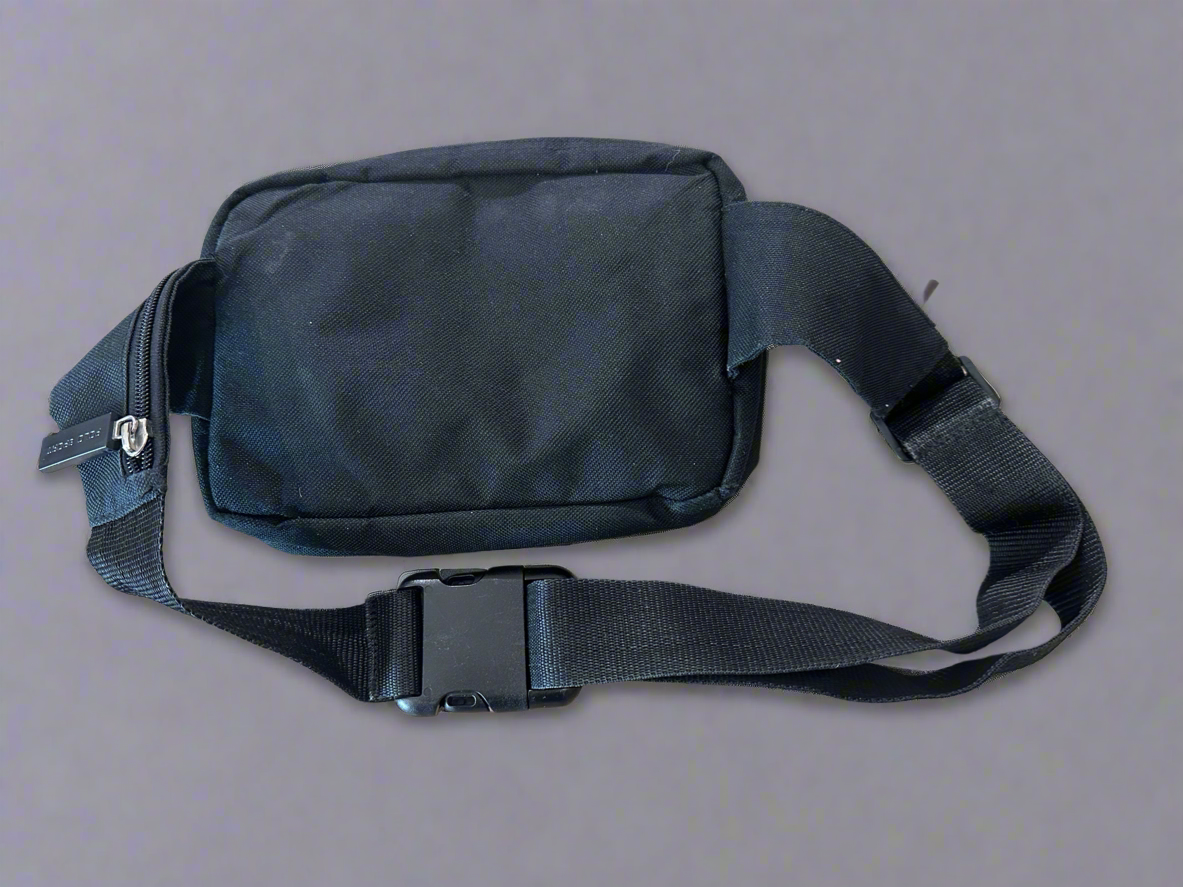 Vintage Ralph Lauren Polo Sport Black Fabric Bum Bag Pouch
