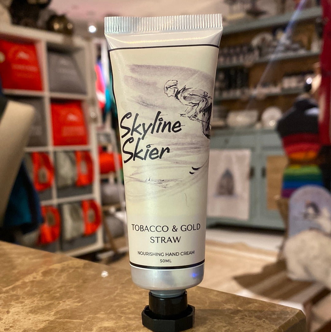 'Skyline Skier' Tobacco & Gold Straw Nourishing Hand Cream