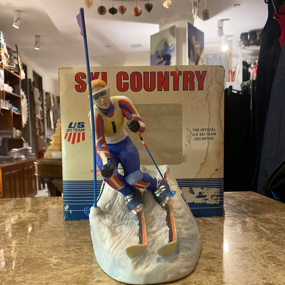 1980 Limited Edition US Ski Team Ski Racer Decanter