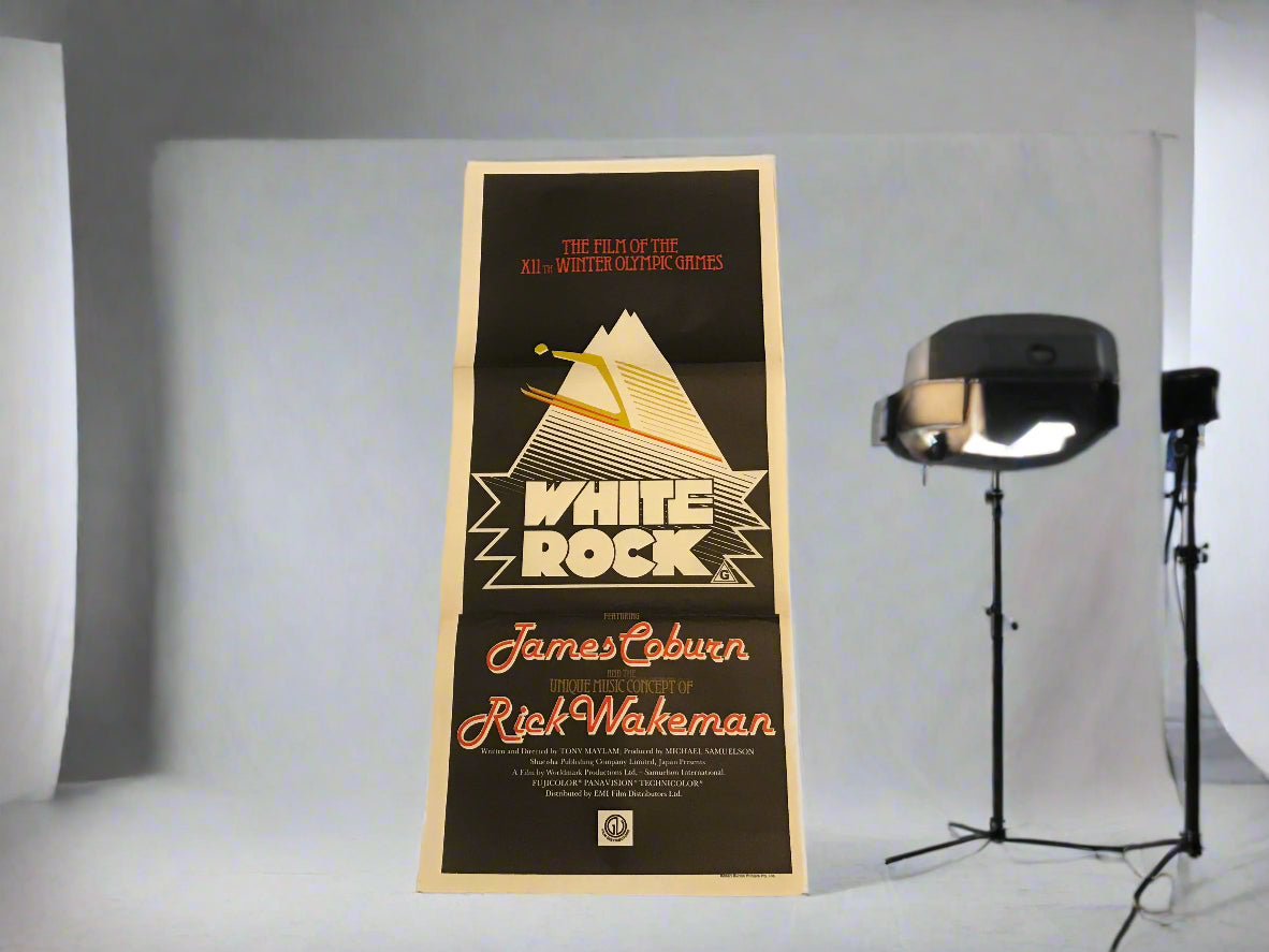 1976 The Film Of The XII Winter Olympic Games Original Movie Poster. Wide angle photo