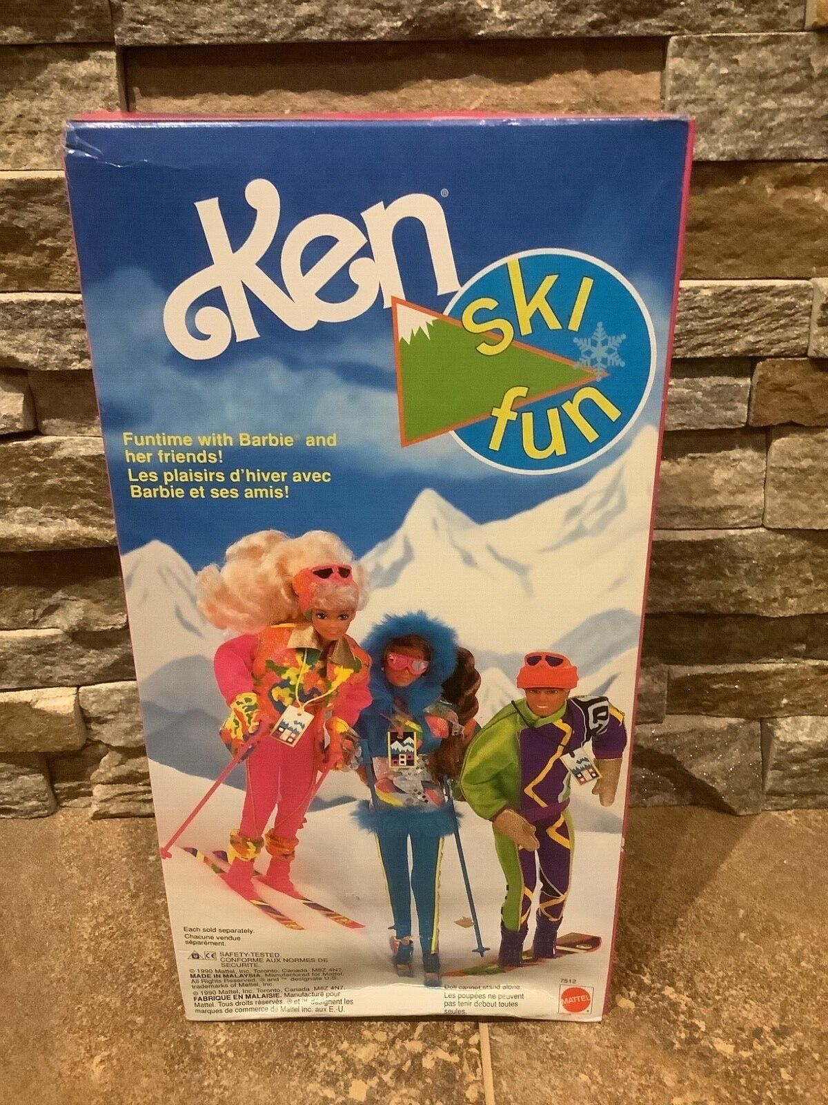 1991 Snowboarding Ken with Midge & Barbie! Collect all 3 dolls!