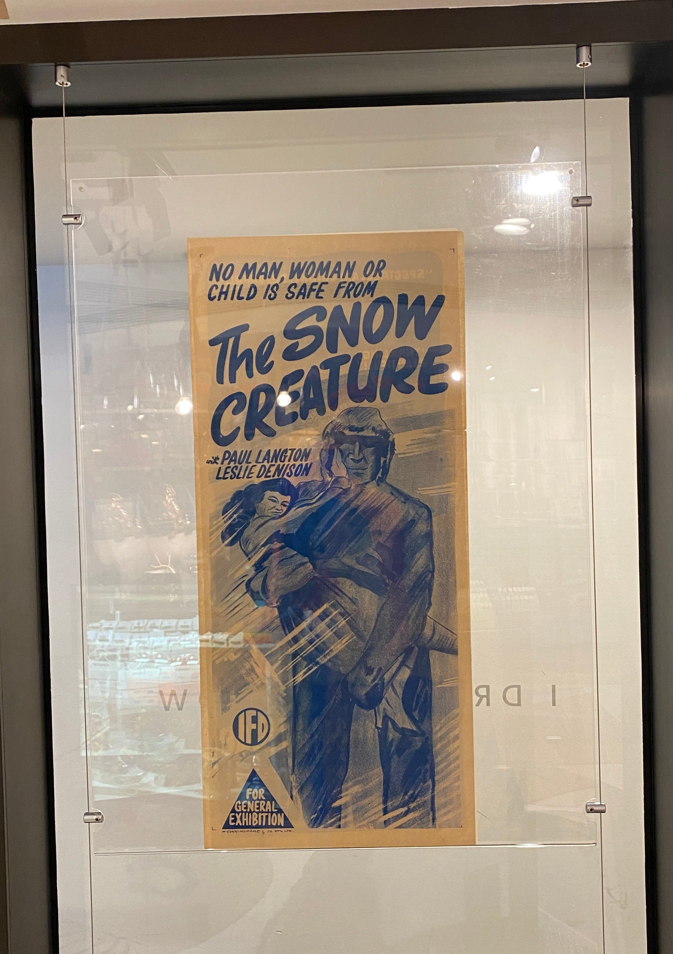 The Snow Creature Day Bill Movie Poster