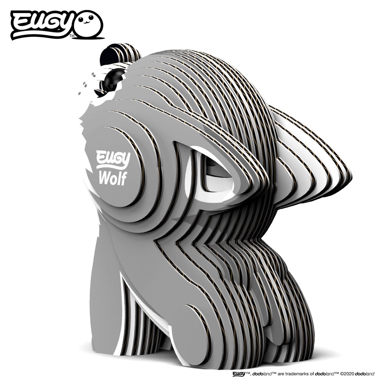 EUGY Wolf - 3D Cardboard Model Kit