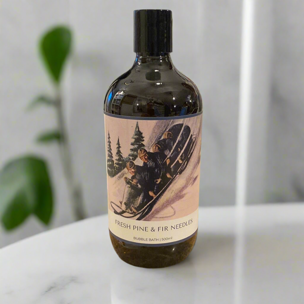 Men's Bobsled Fresh Pine & Fir Needles Recovery Bubble Bath