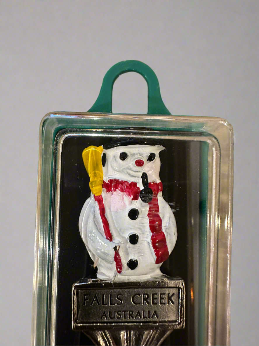 Retro Falls Creek Snowman Teaspoon