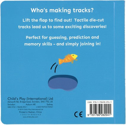 Making Tracks: Snow Childs Board Book. Back Cover