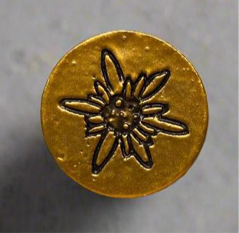 Edelweiss Brass Drawer Knob