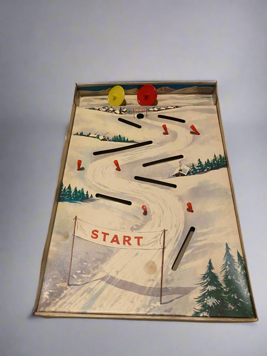 Vintage Ski Run: Spinning Game All Ages