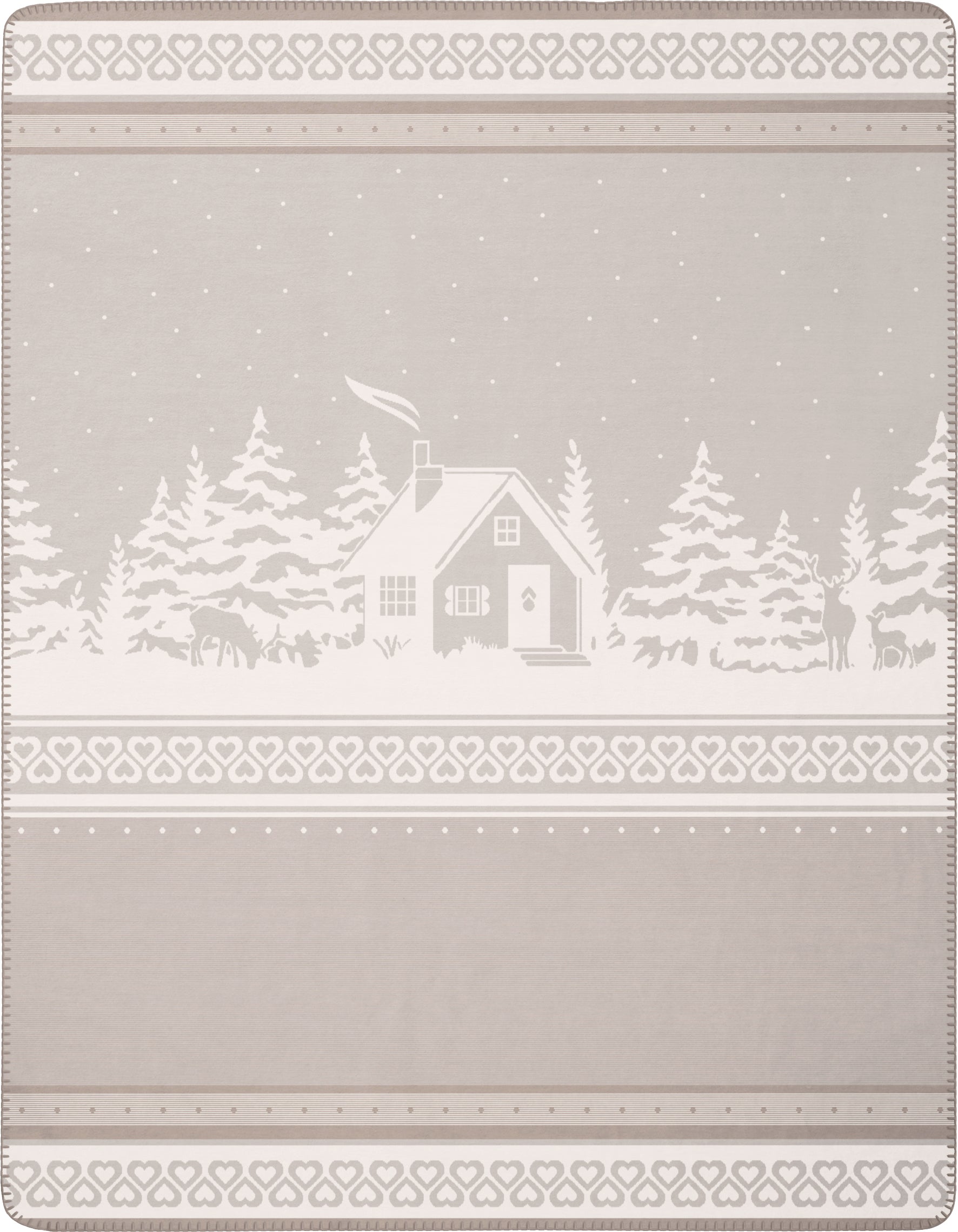 This picture shows the front of the Alpine Blanket.
