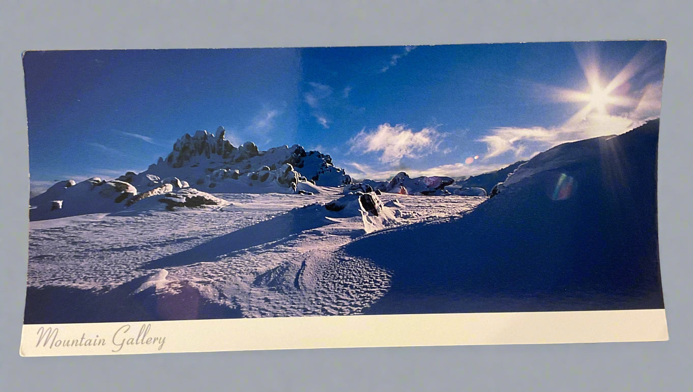 Australian Alps Large Colour Postcard. Mountain Gallery