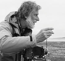 Black & White image of photographer and author David Neilson