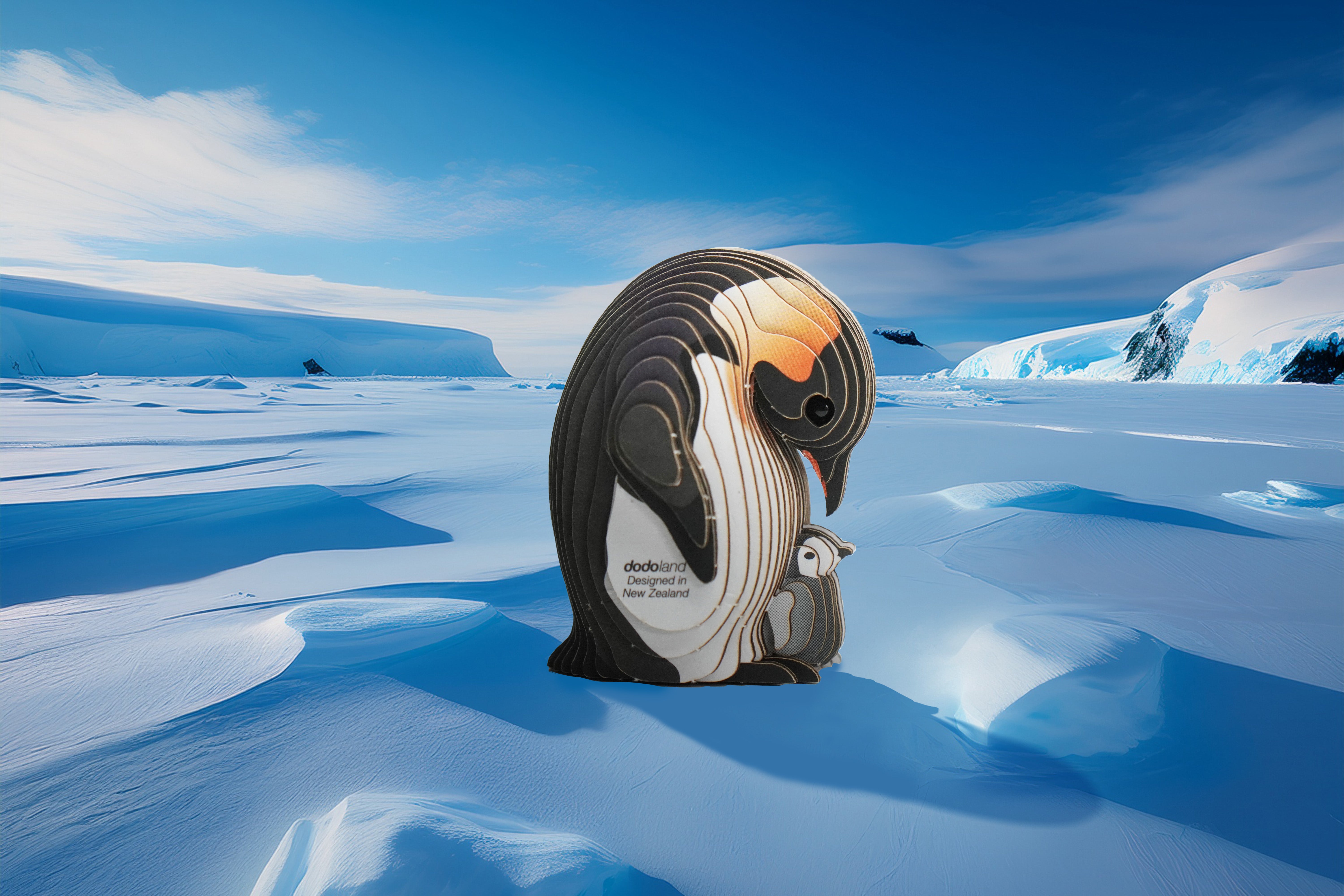 EUGY Emperor Penguin - 3D Cardboard Model Kit
