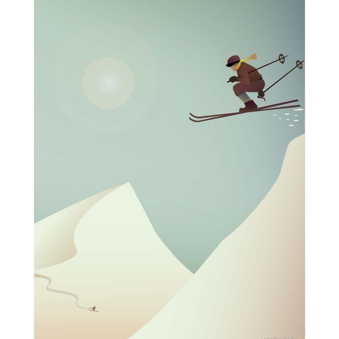 Skiing Print (Unframed)