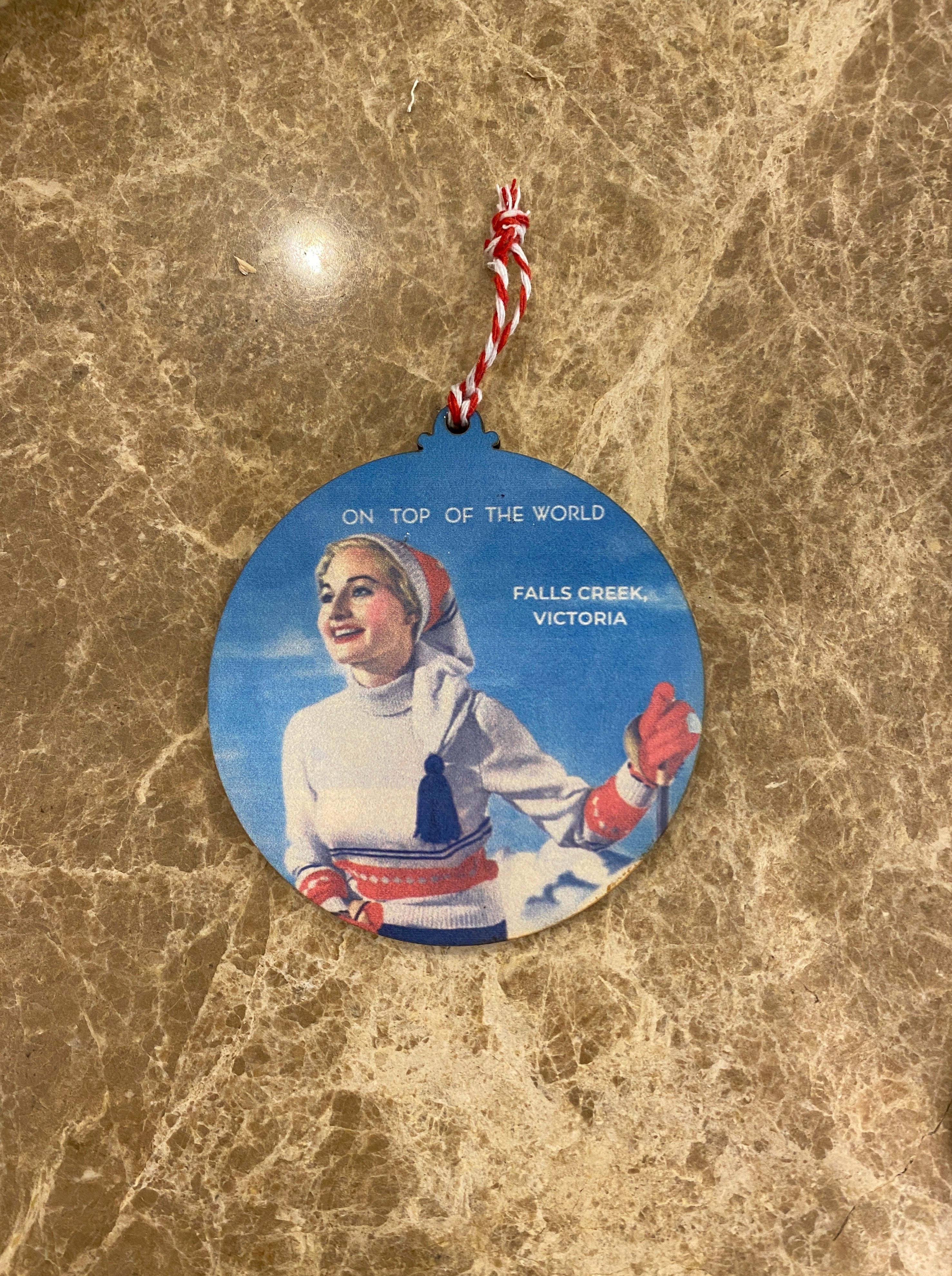 Top of the world, Falls Creek Vintager Snow Bauble