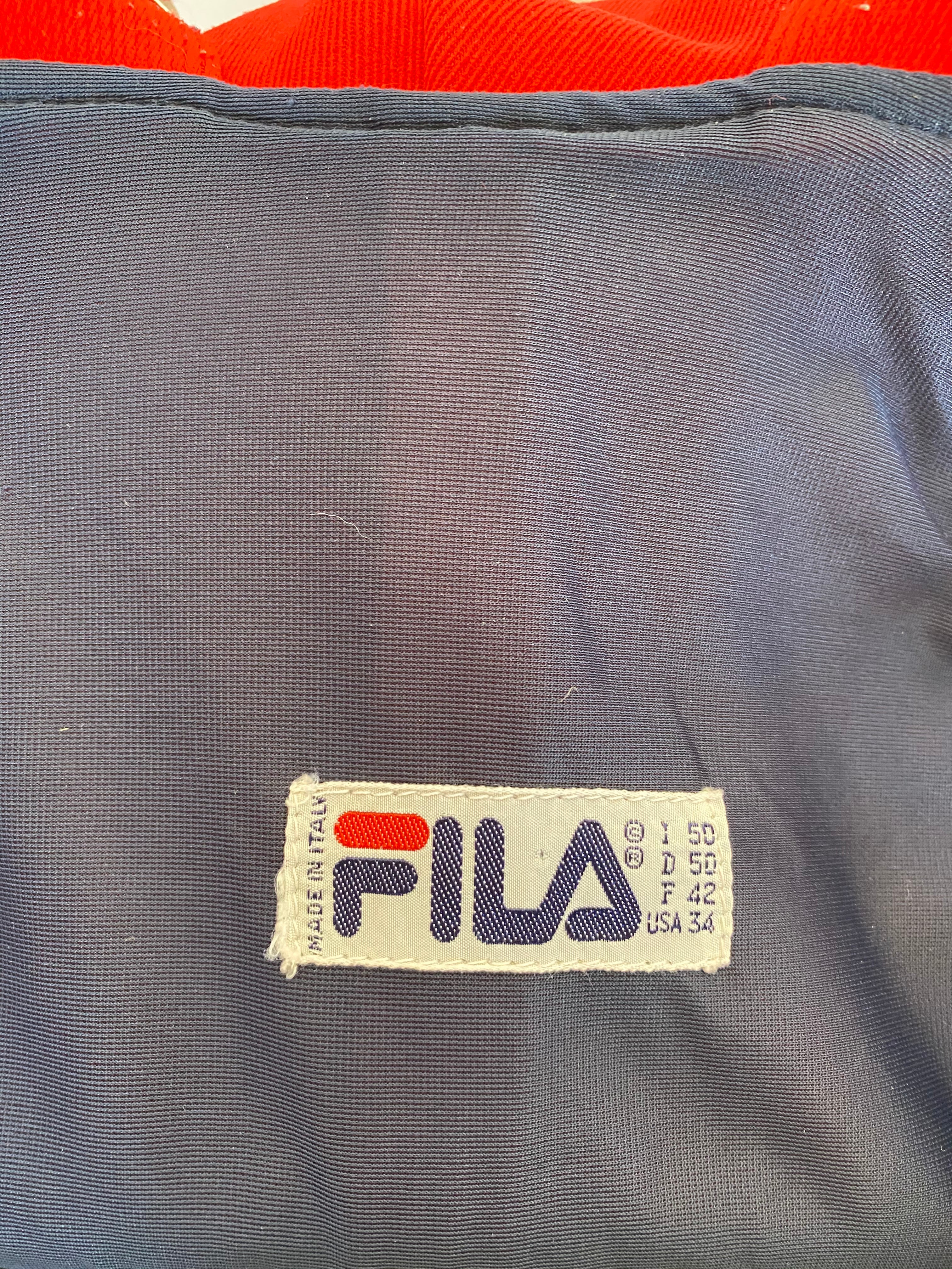 Fila Vintage Red Bib & Brace Pants (Rent)