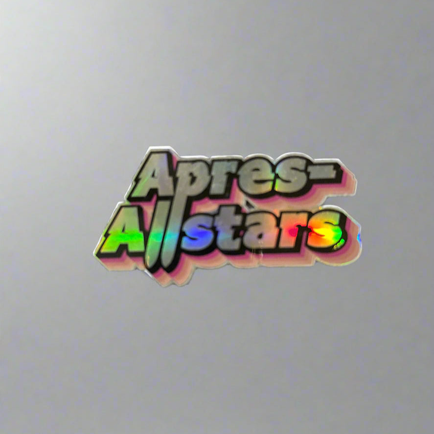 Apres Allstars Metallic Sticker