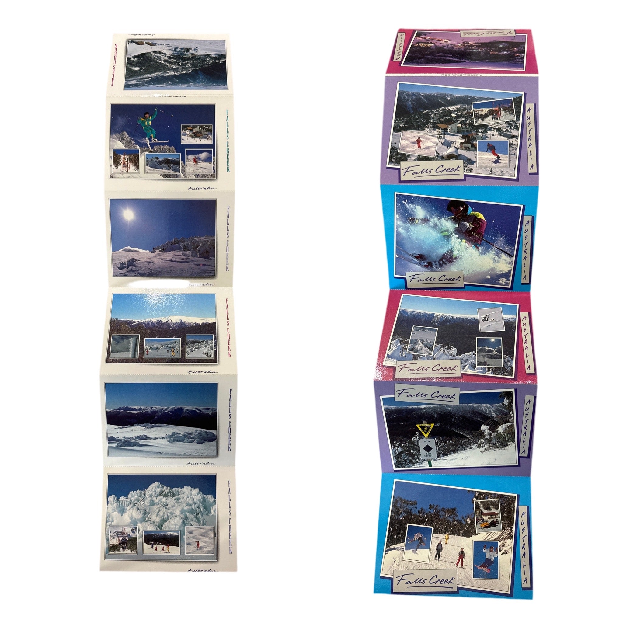 90s Falls Creek Fold Out Post Cards