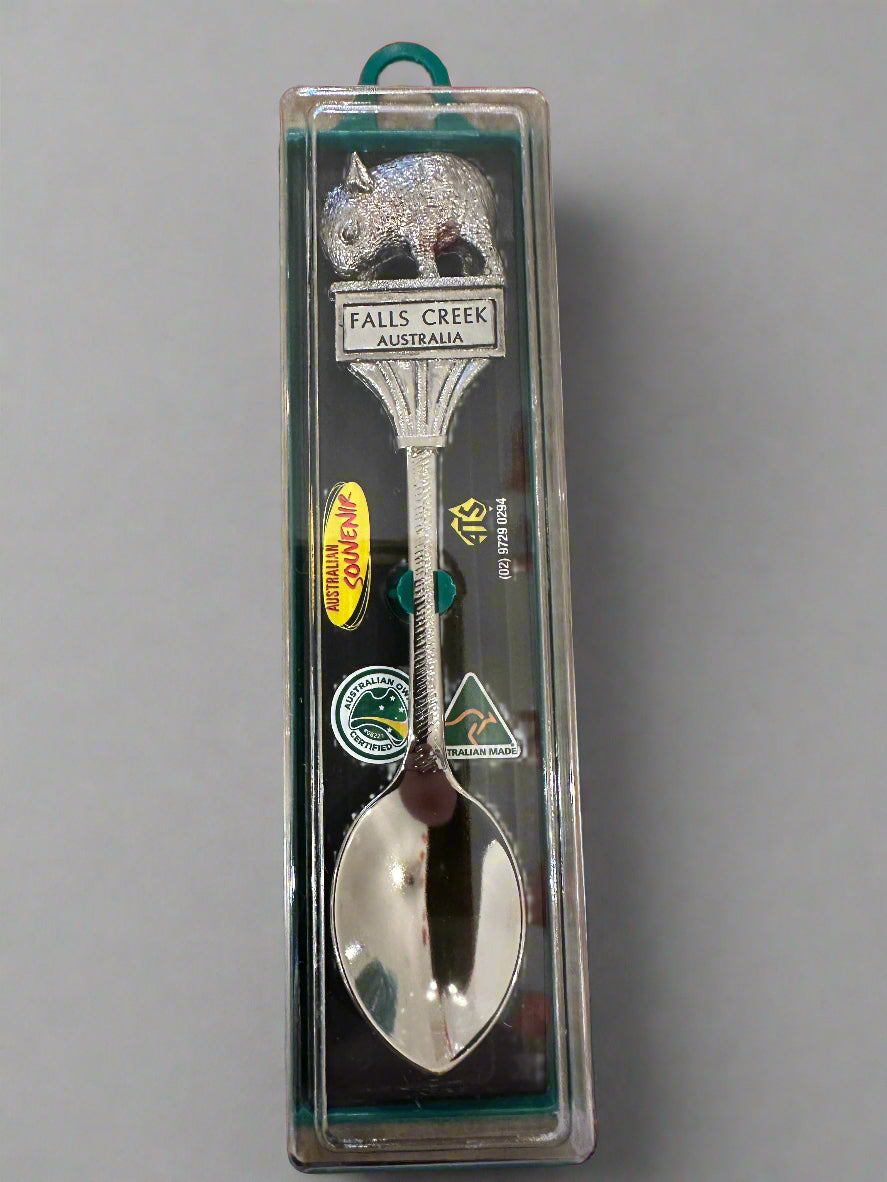 Retro Falls Creek Wombat Teaspoon