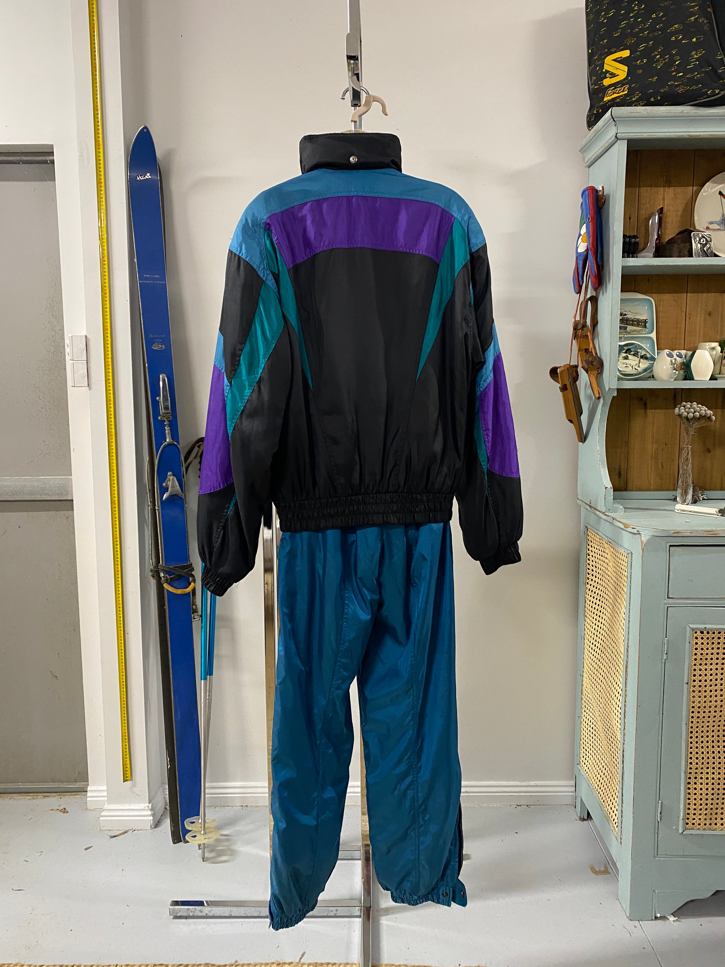 Descente Vintage Iridescent 2-Piece Snow Suit