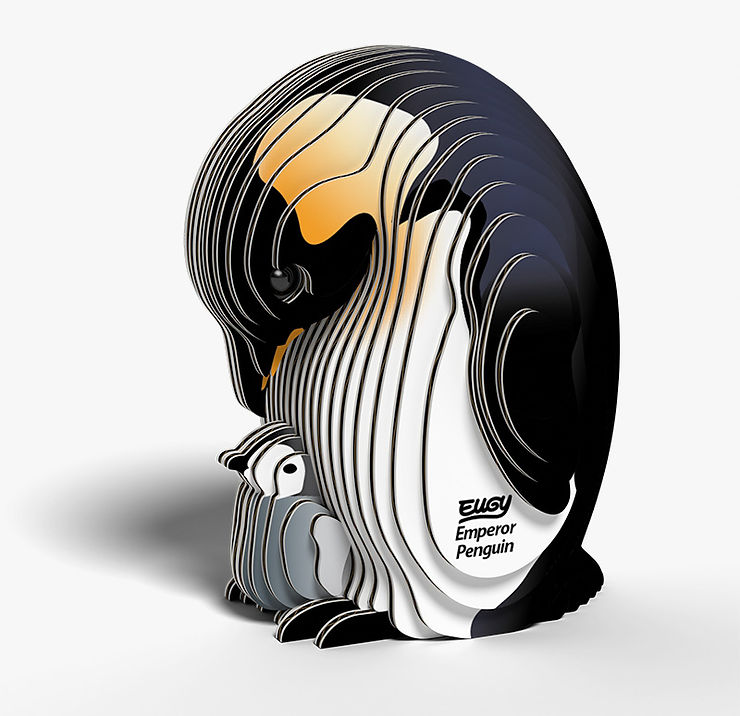 EUGY Emperor Penguin - 3D Cardboard Model Kit