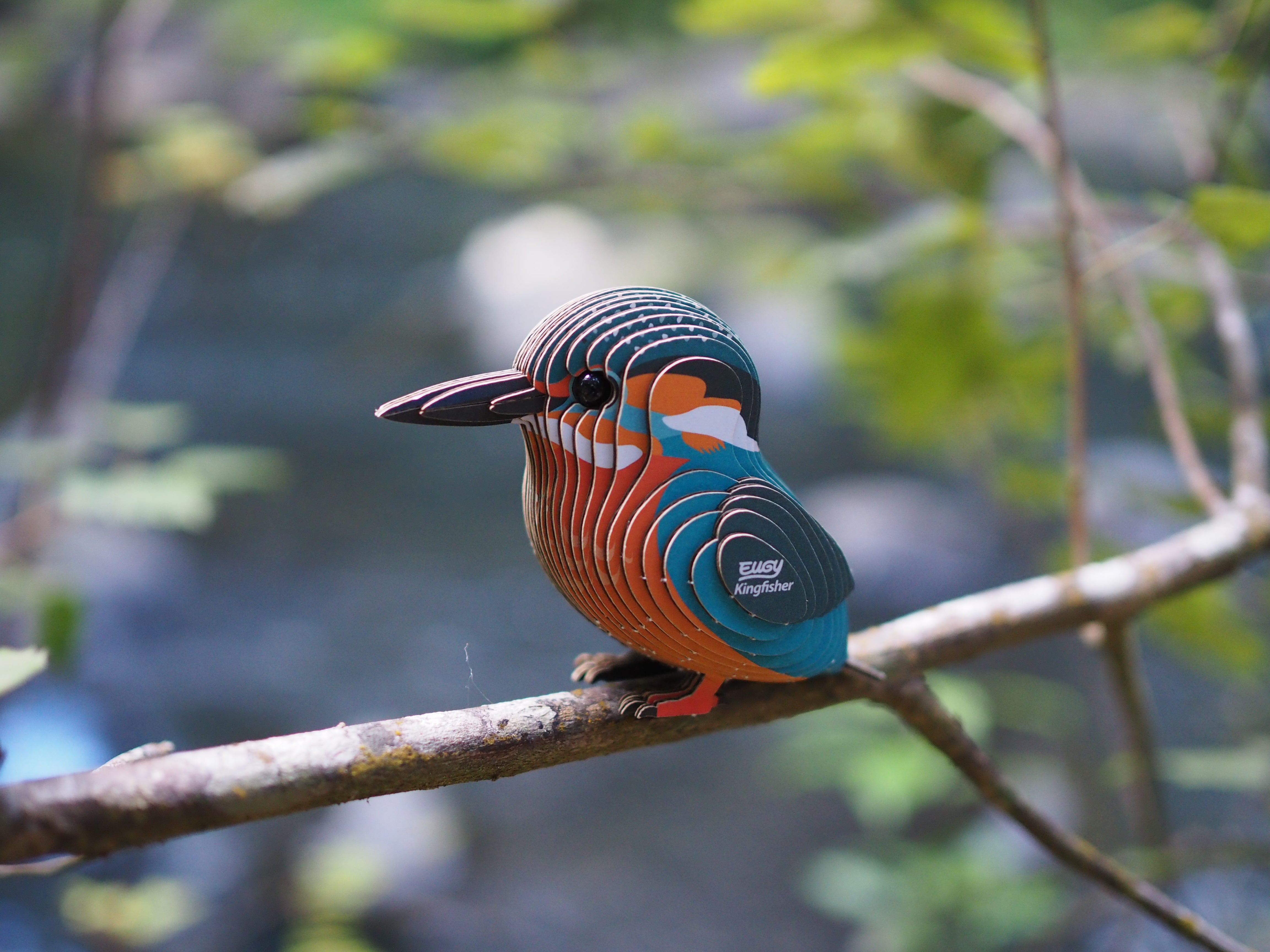 EUGY Kingfisher - 3D Cardboard Model Kit