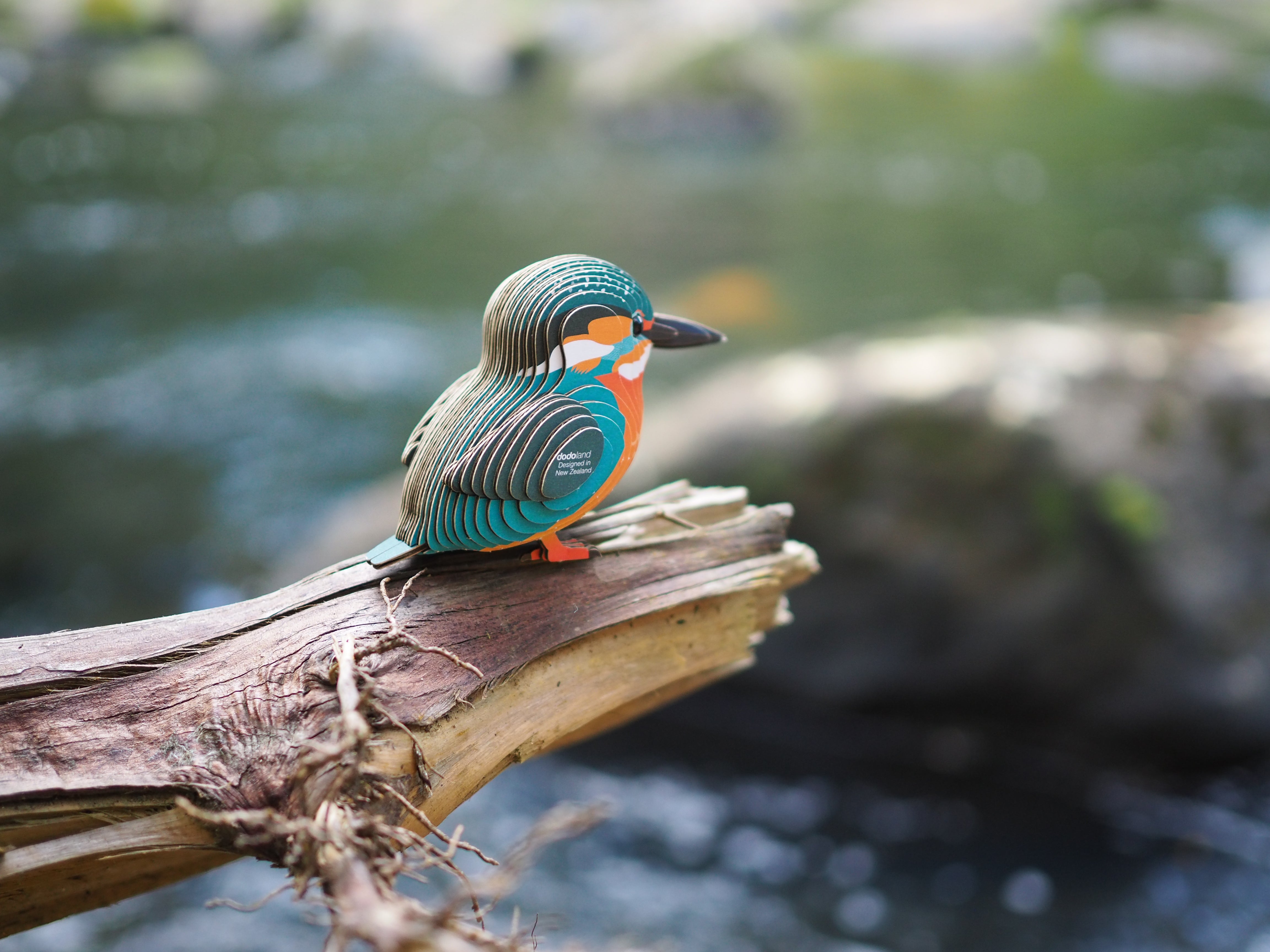 EUGY Kingfisher - 3D Cardboard Model Kit