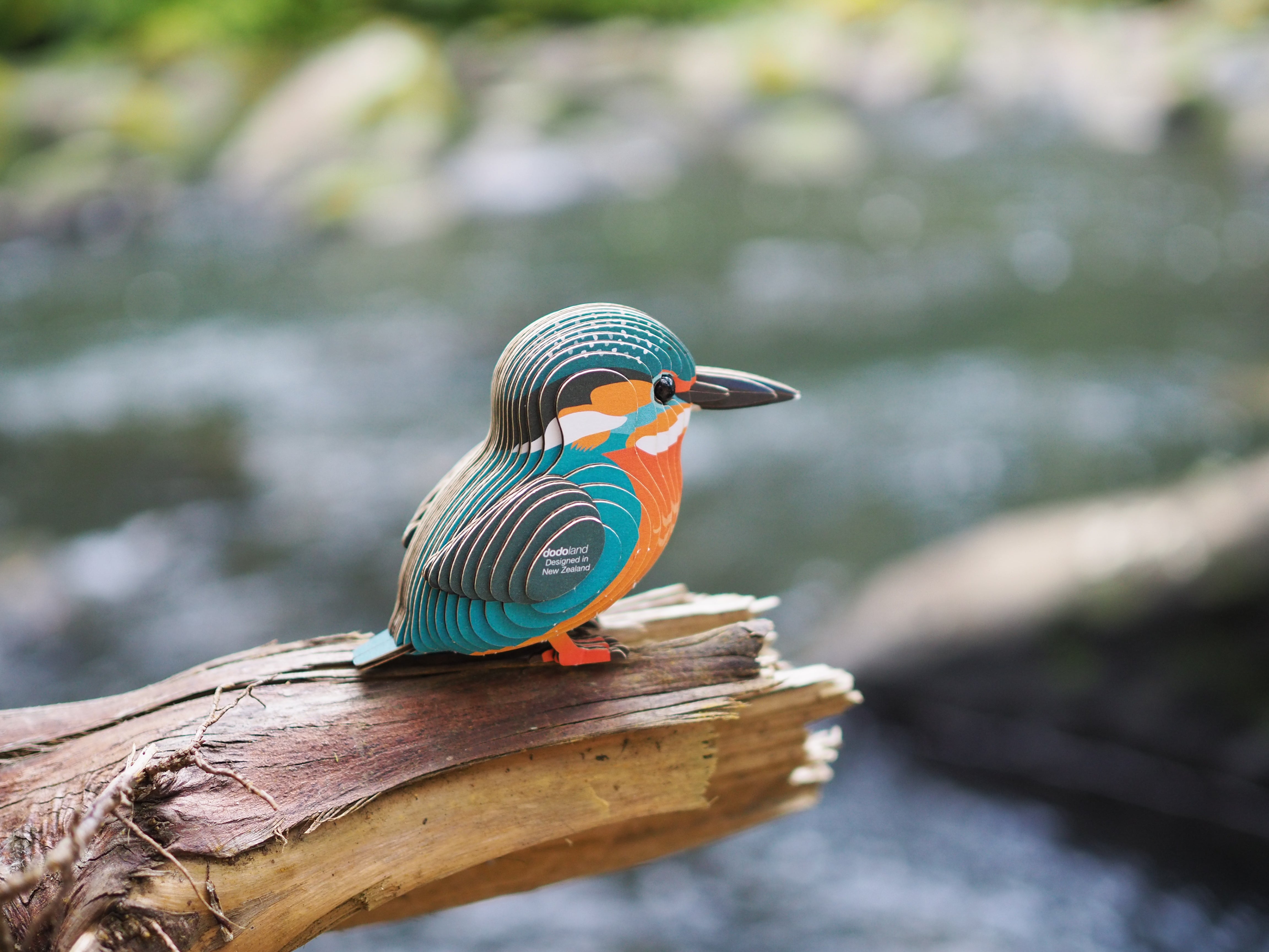 EUGY Kingfisher - 3D Cardboard Model Kit