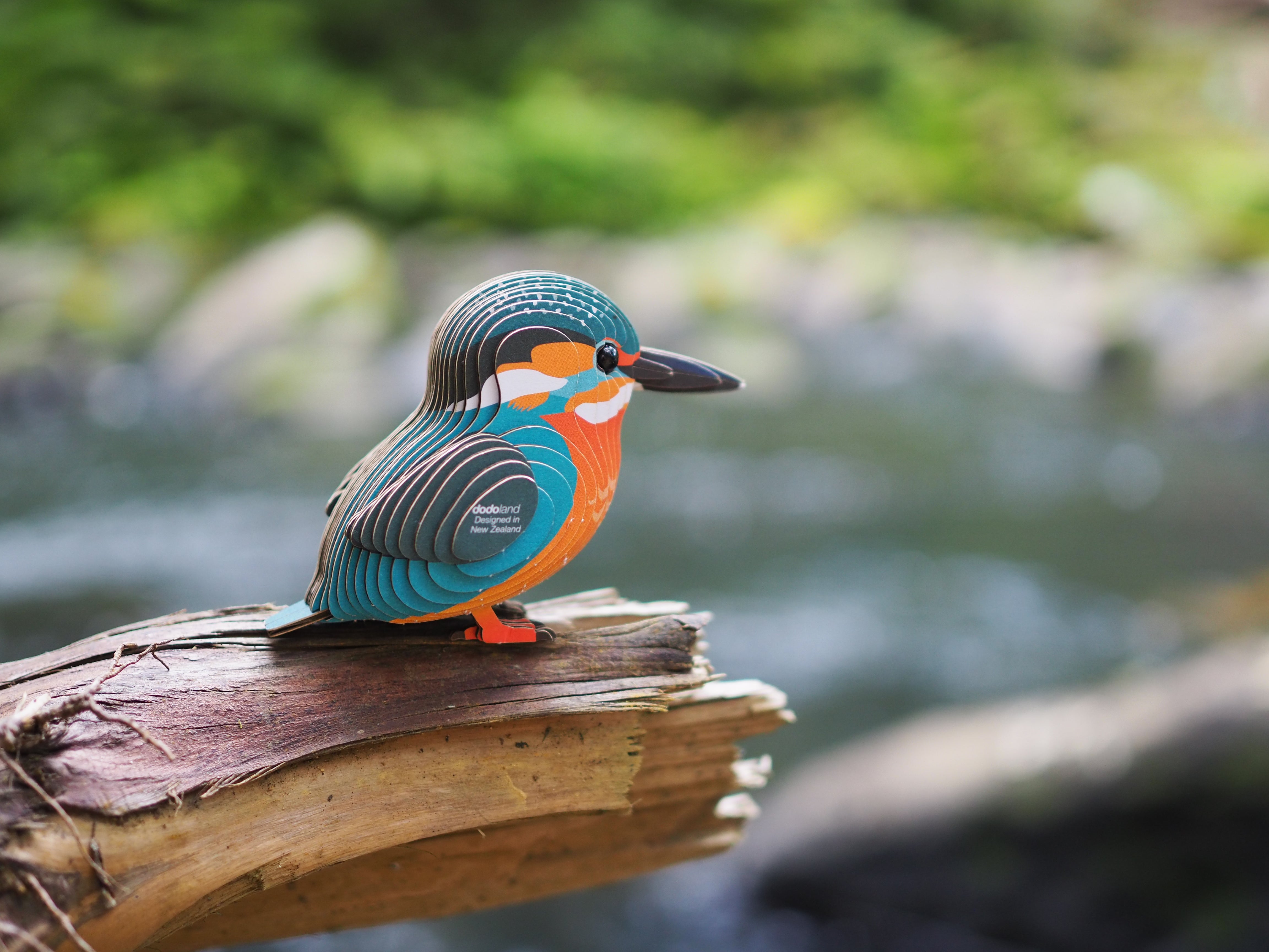 EUGY Kingfisher - 3D Cardboard Model Kit