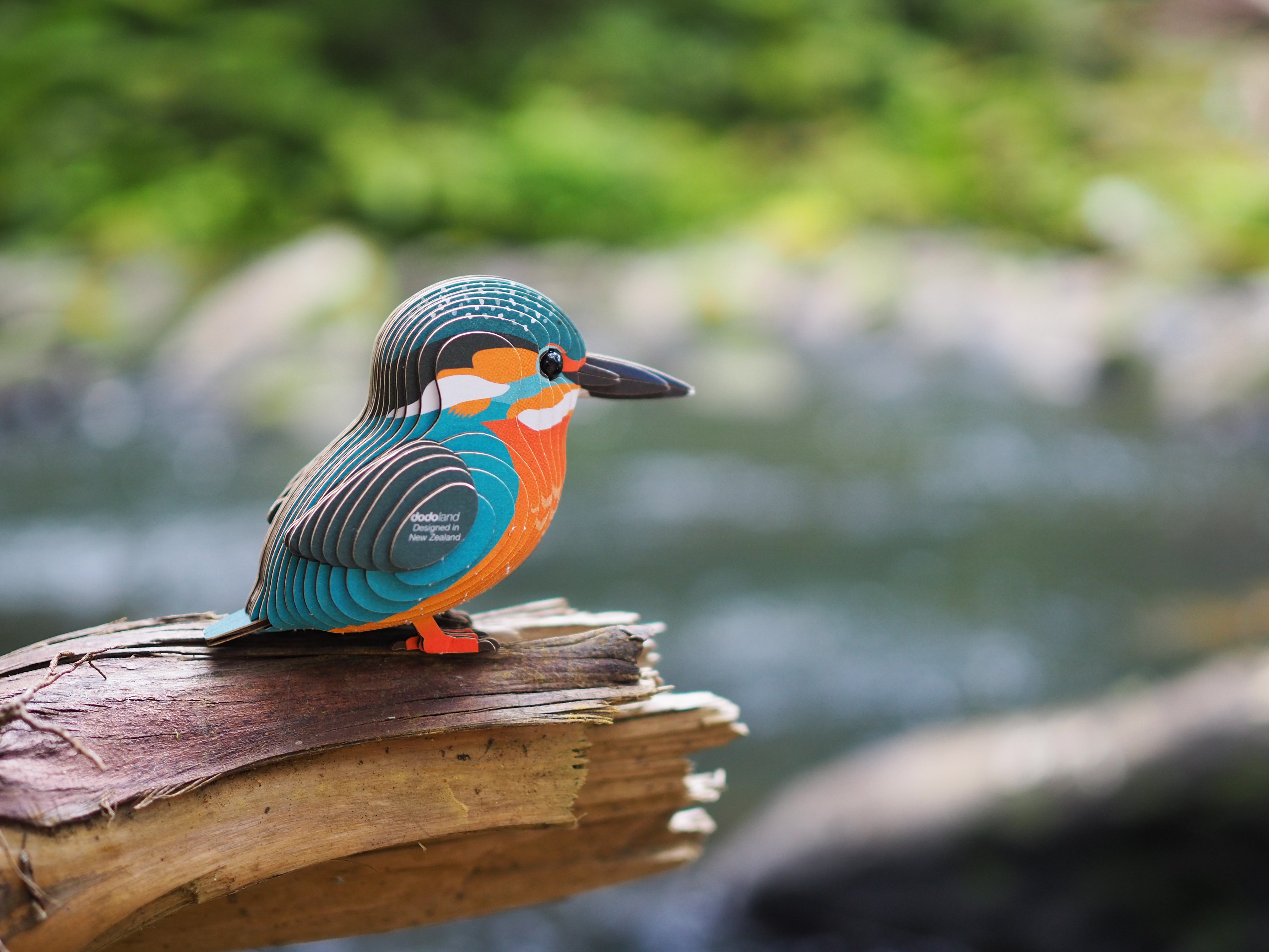 EUGY Kingfisher - 3D Cardboard Model Kit
