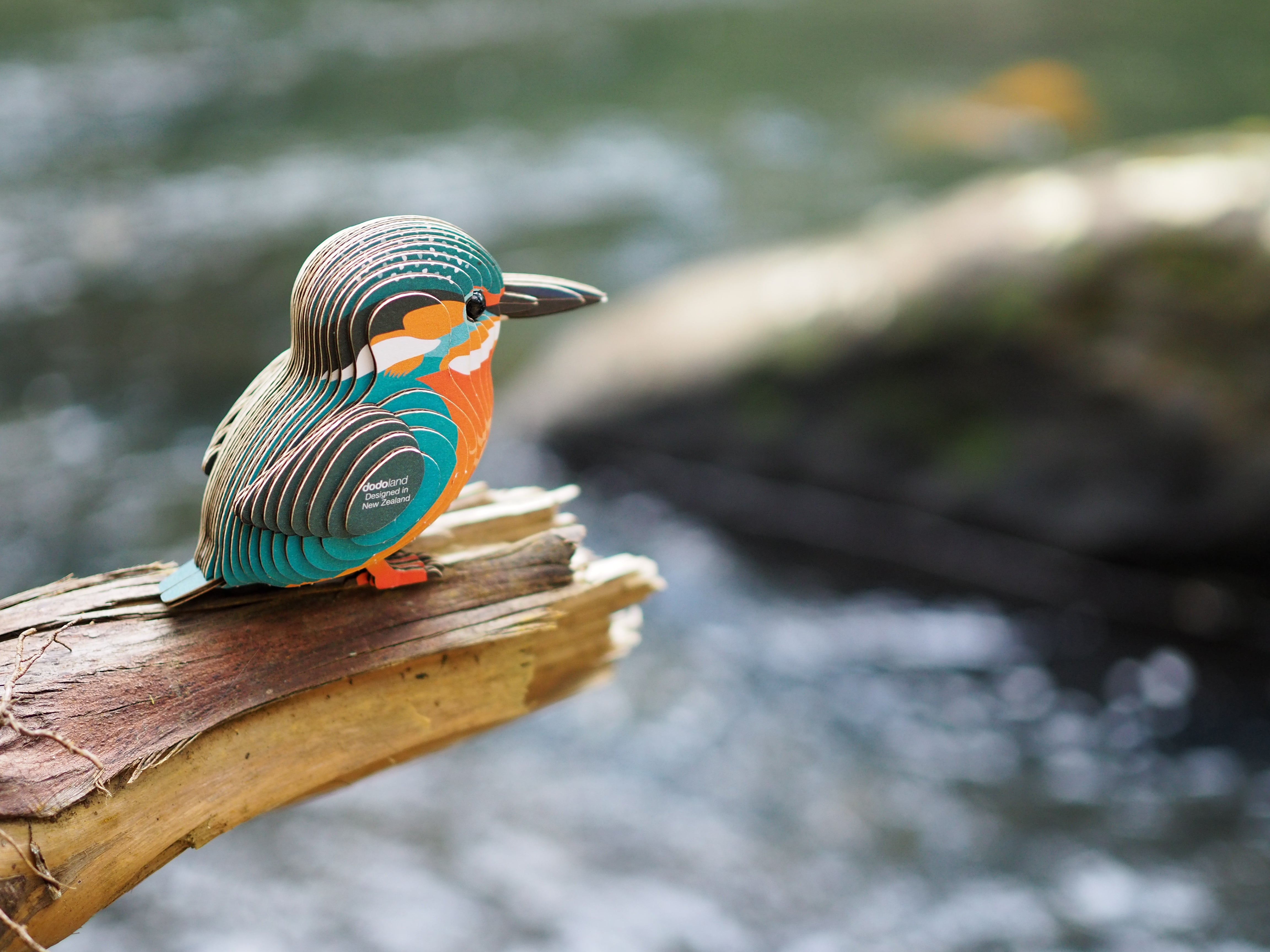 EUGY Kingfisher - 3D Cardboard Model Kit