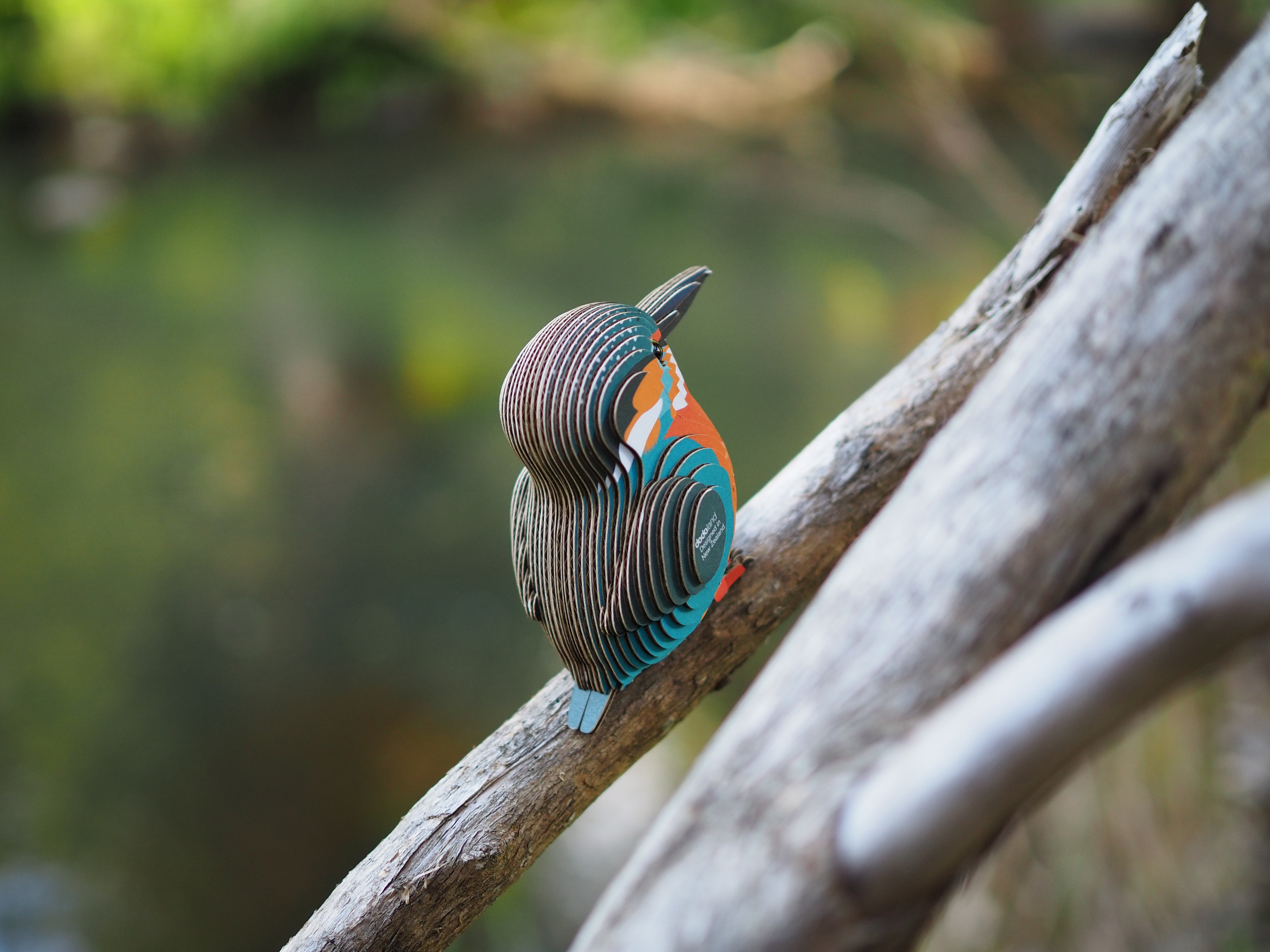 EUGY Kingfisher - 3D Cardboard Model Kit