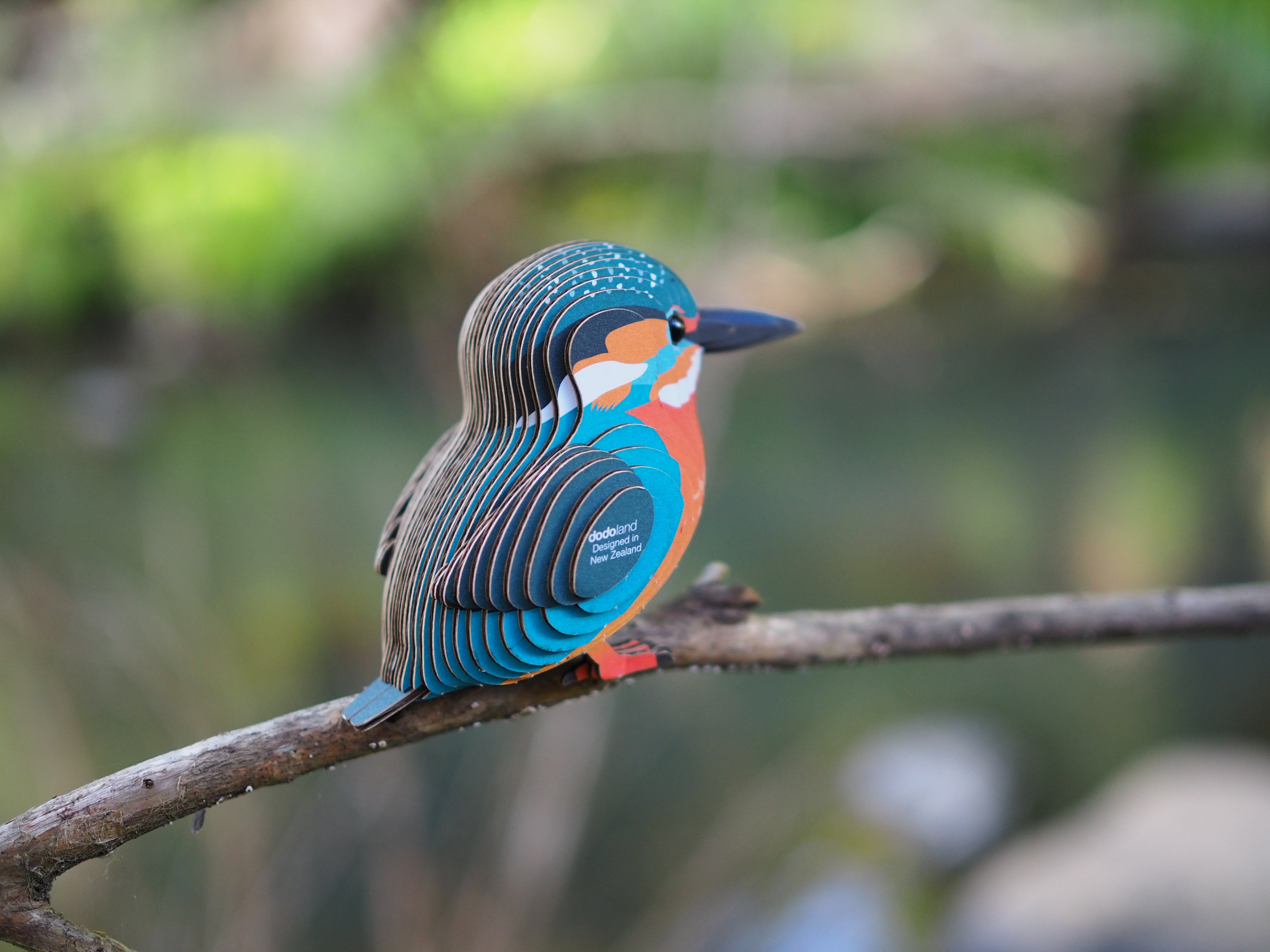EUGY Kingfisher - 3D Cardboard Model Kit