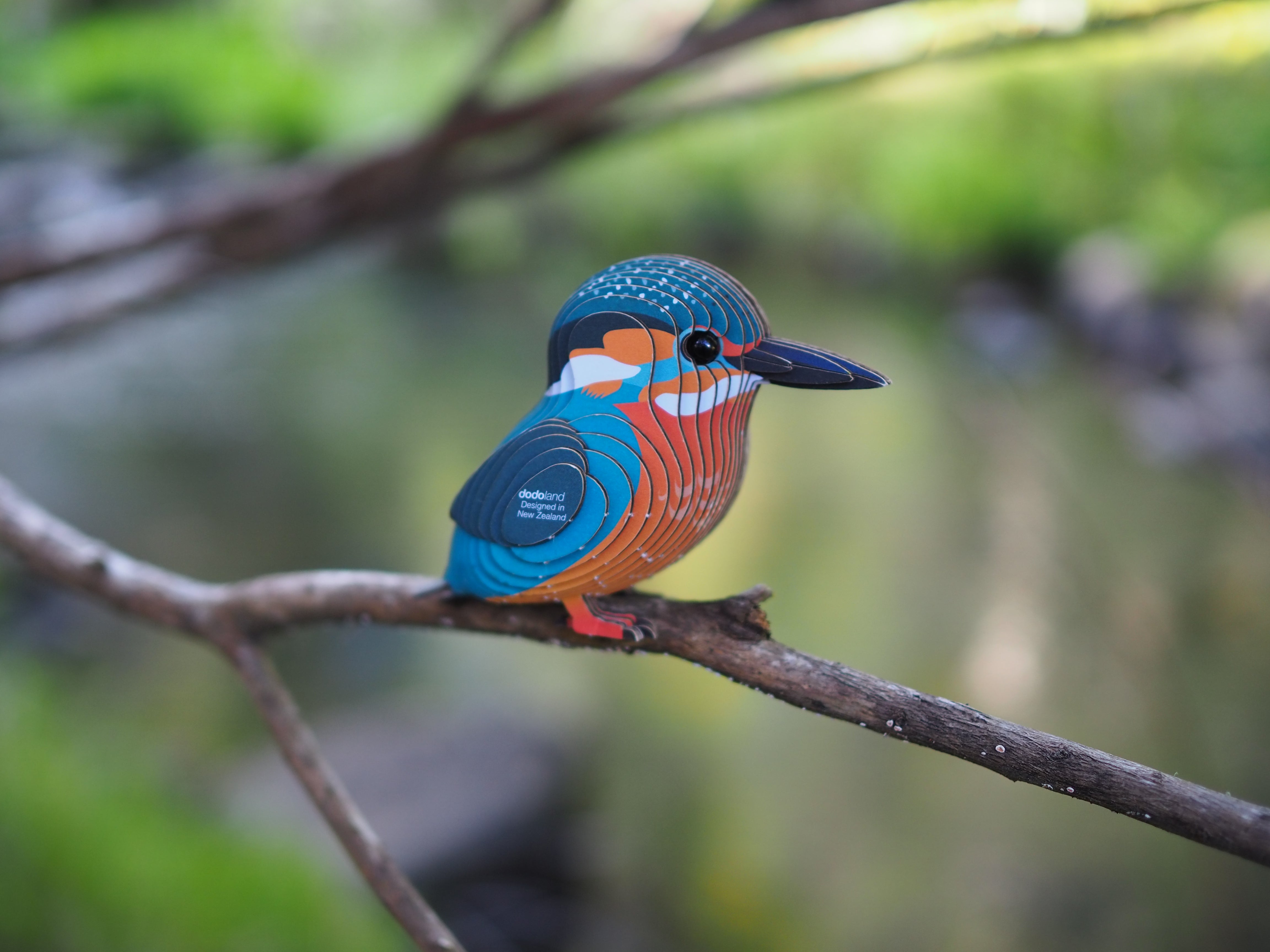 EUGY Kingfisher - 3D Cardboard Model Kit