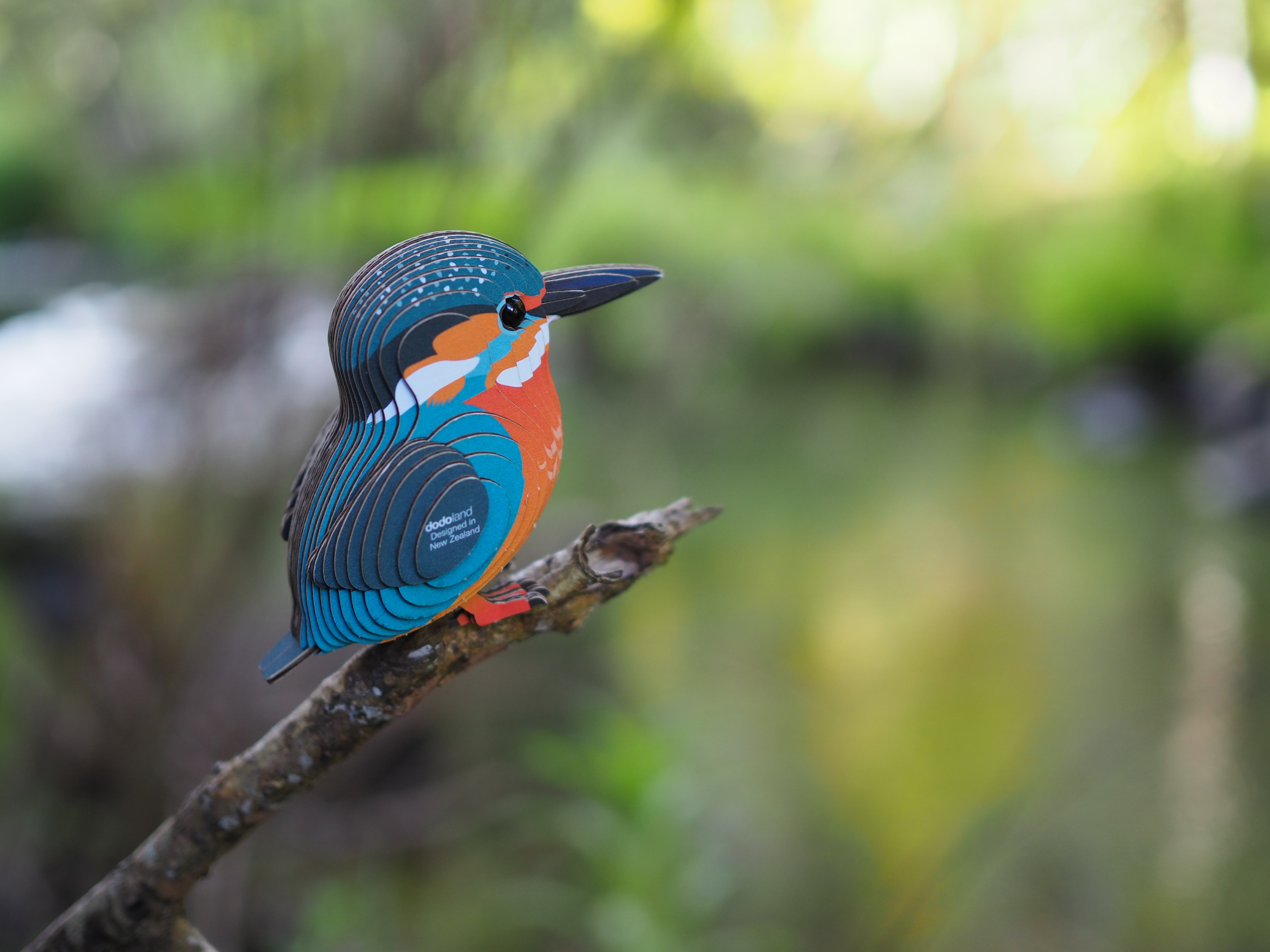 EUGY Kingfisher - 3D Cardboard Model Kit