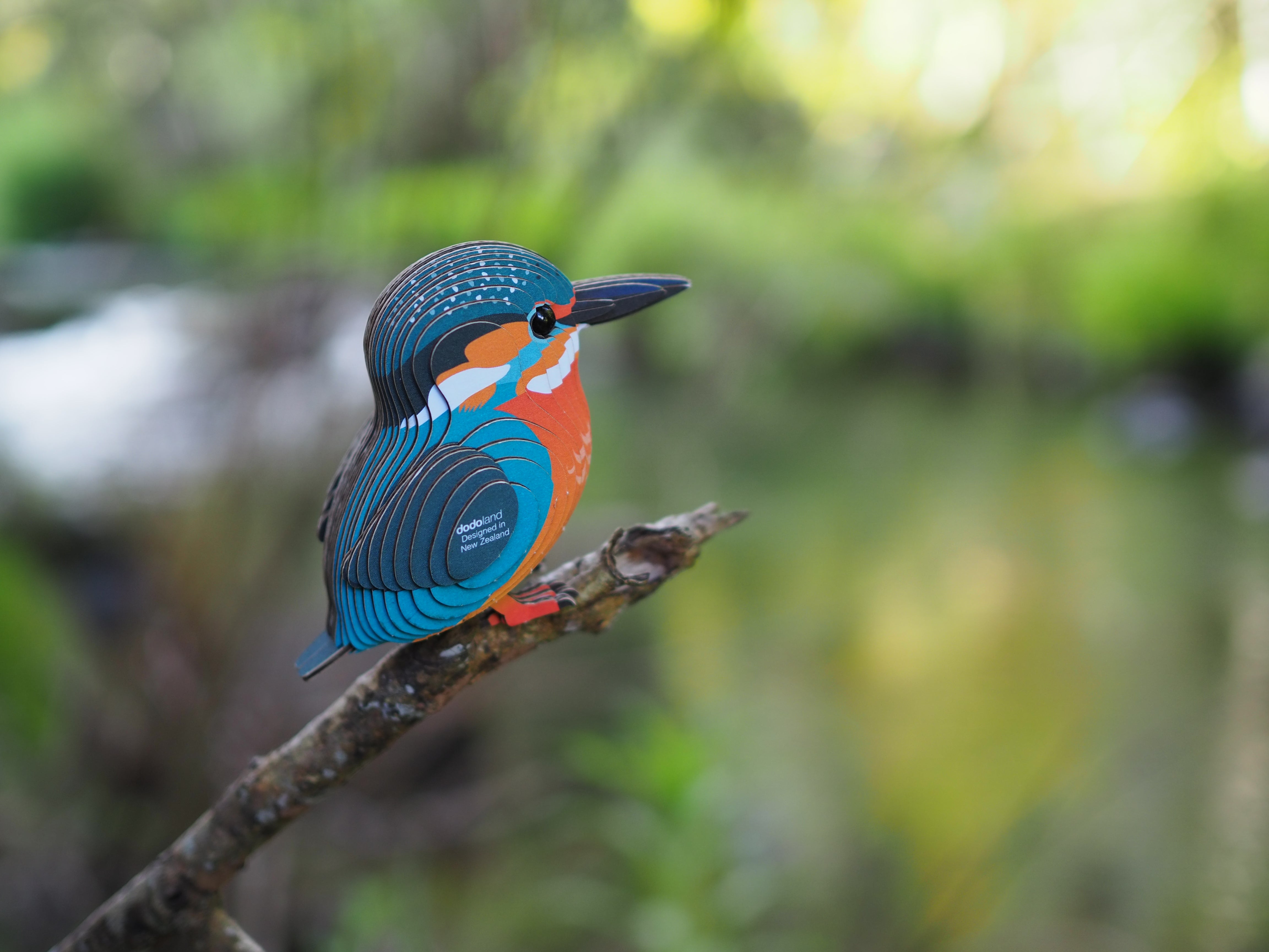 EUGY Kingfisher - 3D Cardboard Model Kit