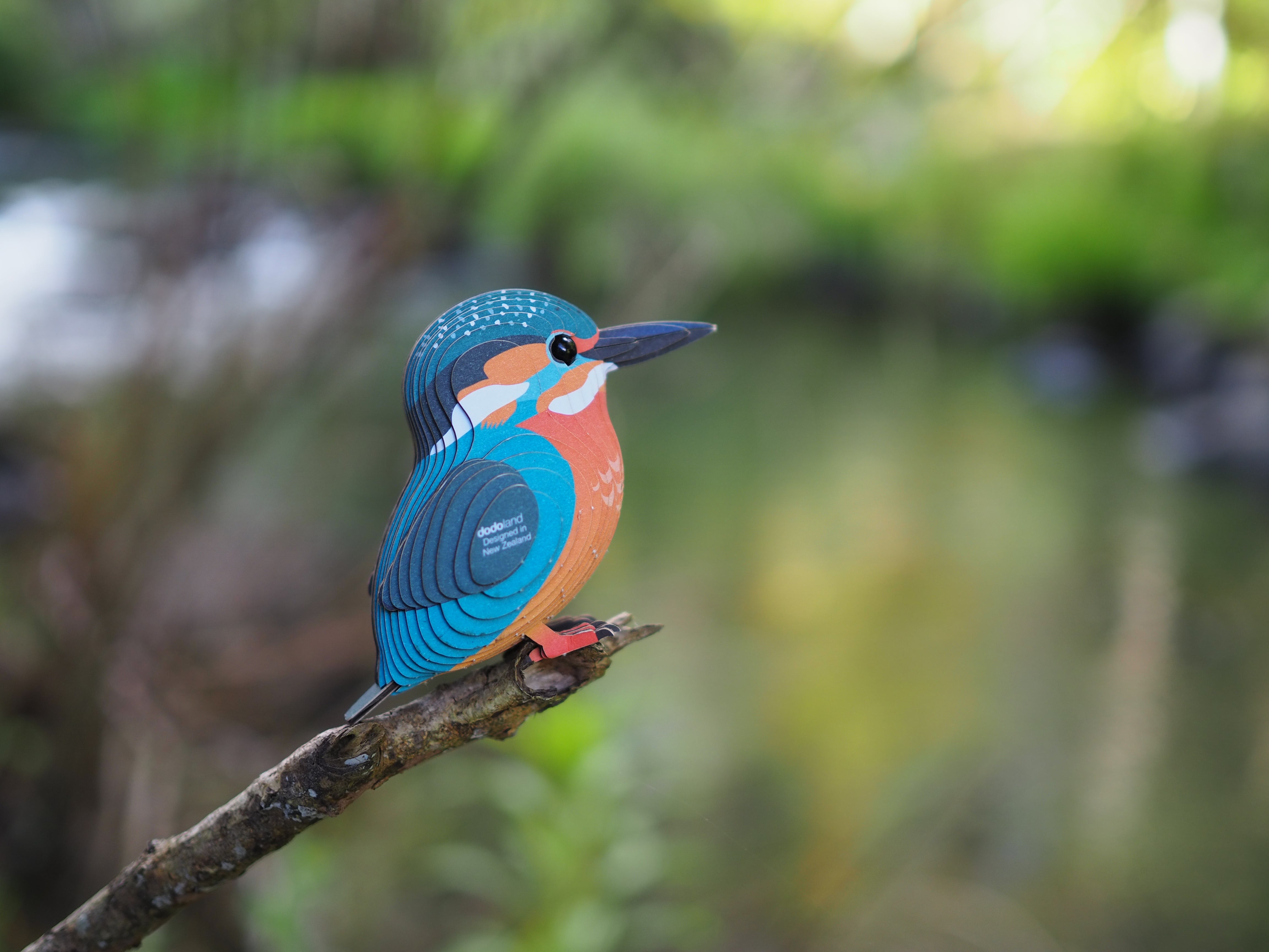 EUGY Kingfisher - 3D Cardboard Model Kit