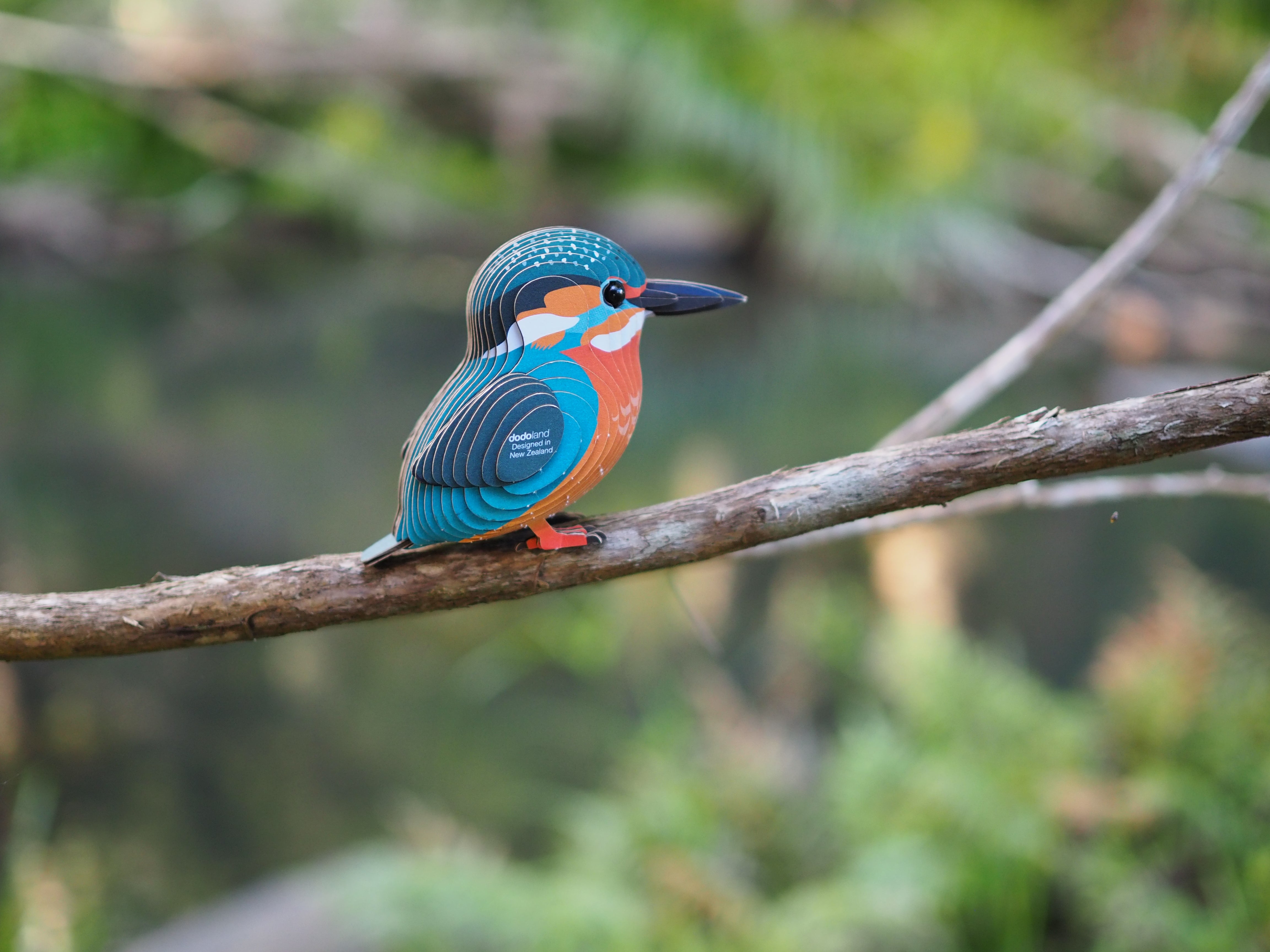 EUGY Kingfisher - 3D Cardboard Model Kit
