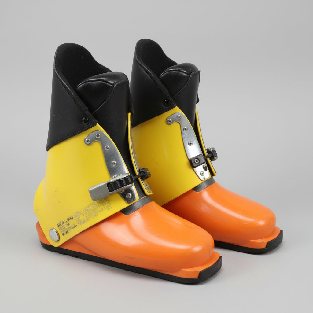 Vintage Scott Orange Yellow Black Ski Boots – I Dream of Snow