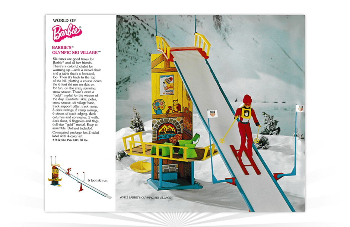 Barbie's Olympic Ski Village 1974 Vintage Advert
