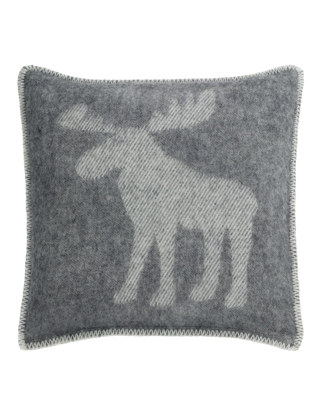 Grey Moose Wool Cushion