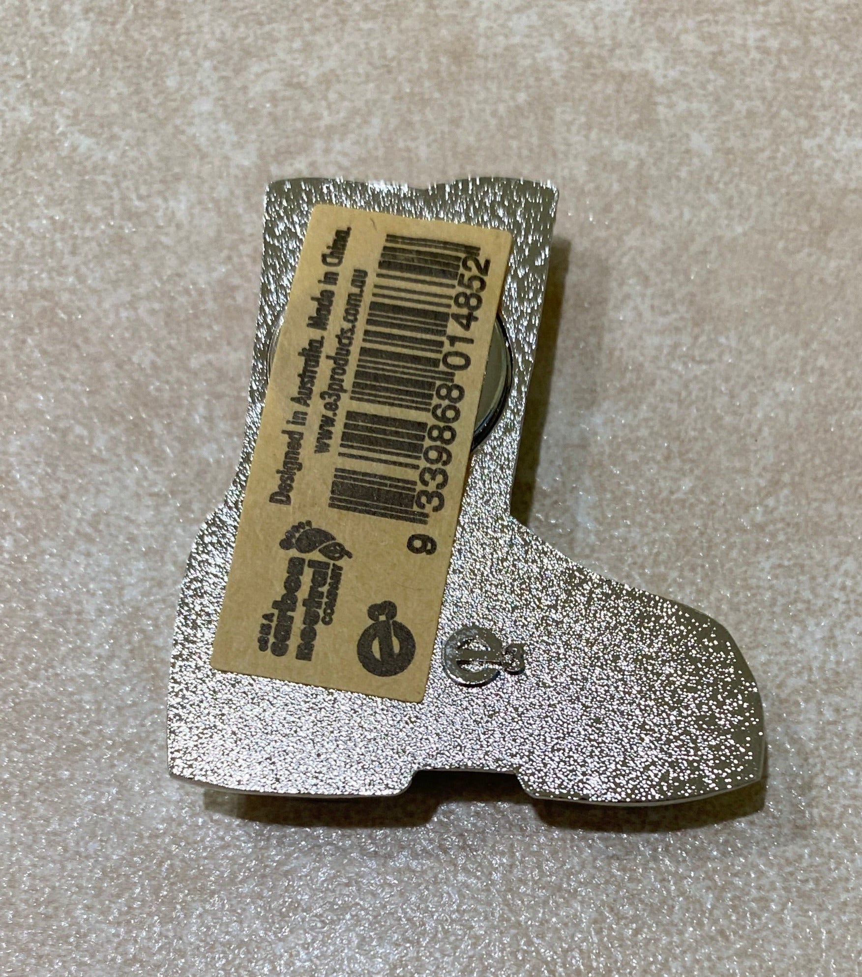 e3 White yellow Green Falls Creek Ski Boot Magnet back