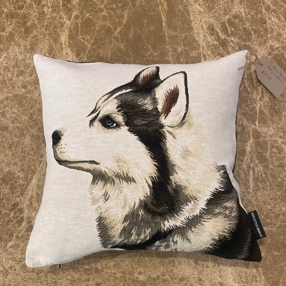 Husky Dog Cushion
