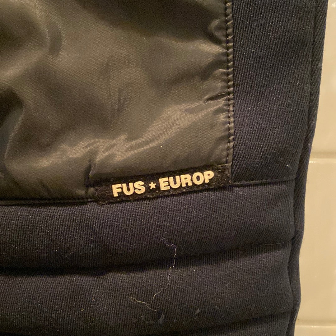 FUS Europ Vintage Navy Bib & Brace Pants
