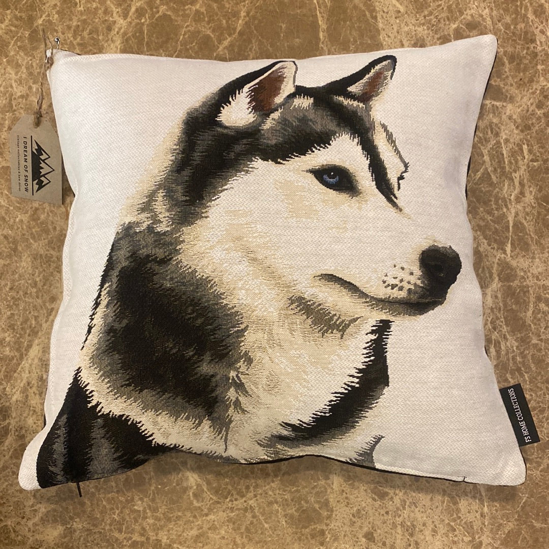 Husky Dog Cushion