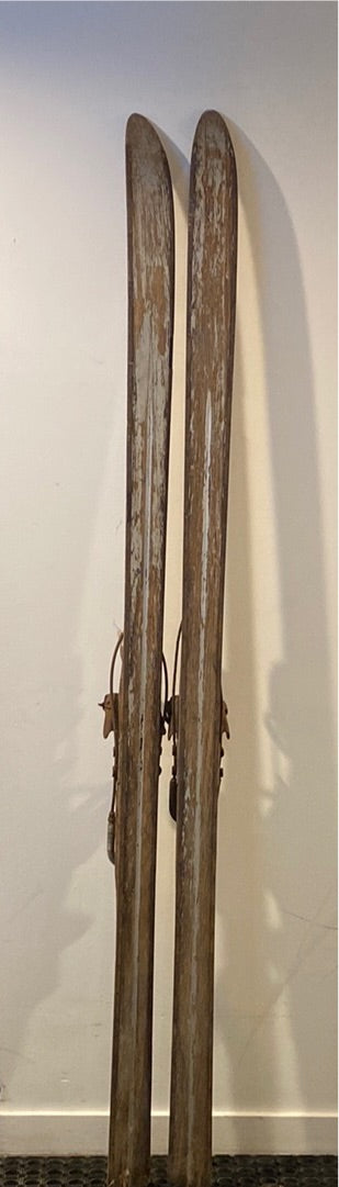 Vintage Wooden Northland Skis 188cm