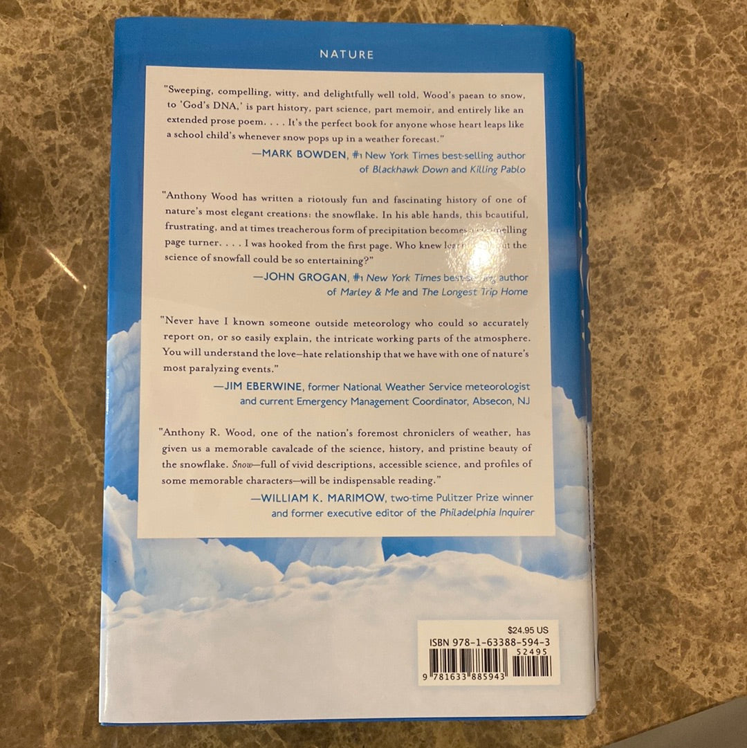 Snow: A history of the world’s most fascinating flake, back cover
