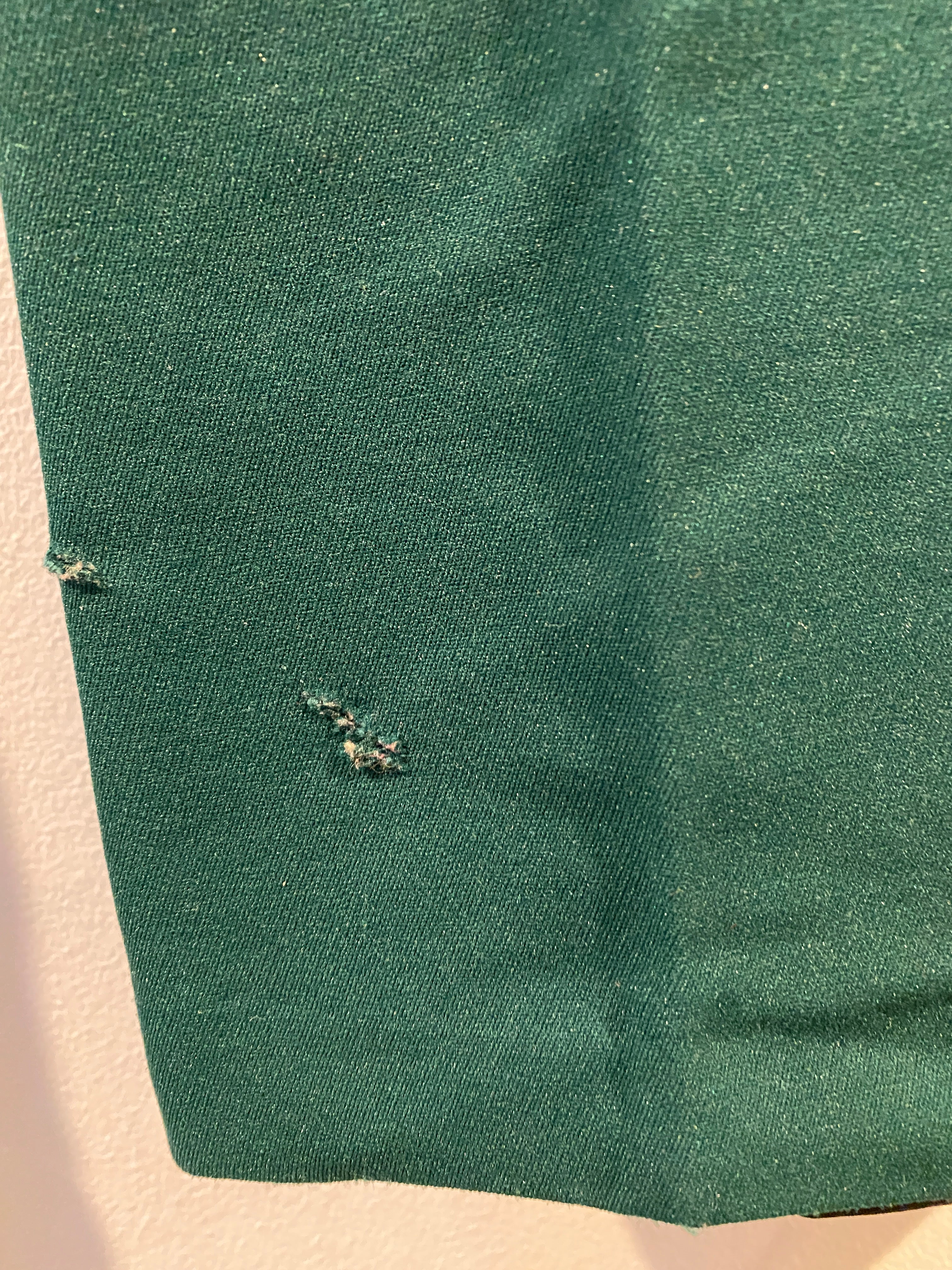 Vintage Olympia green ski pants. 2 small tears