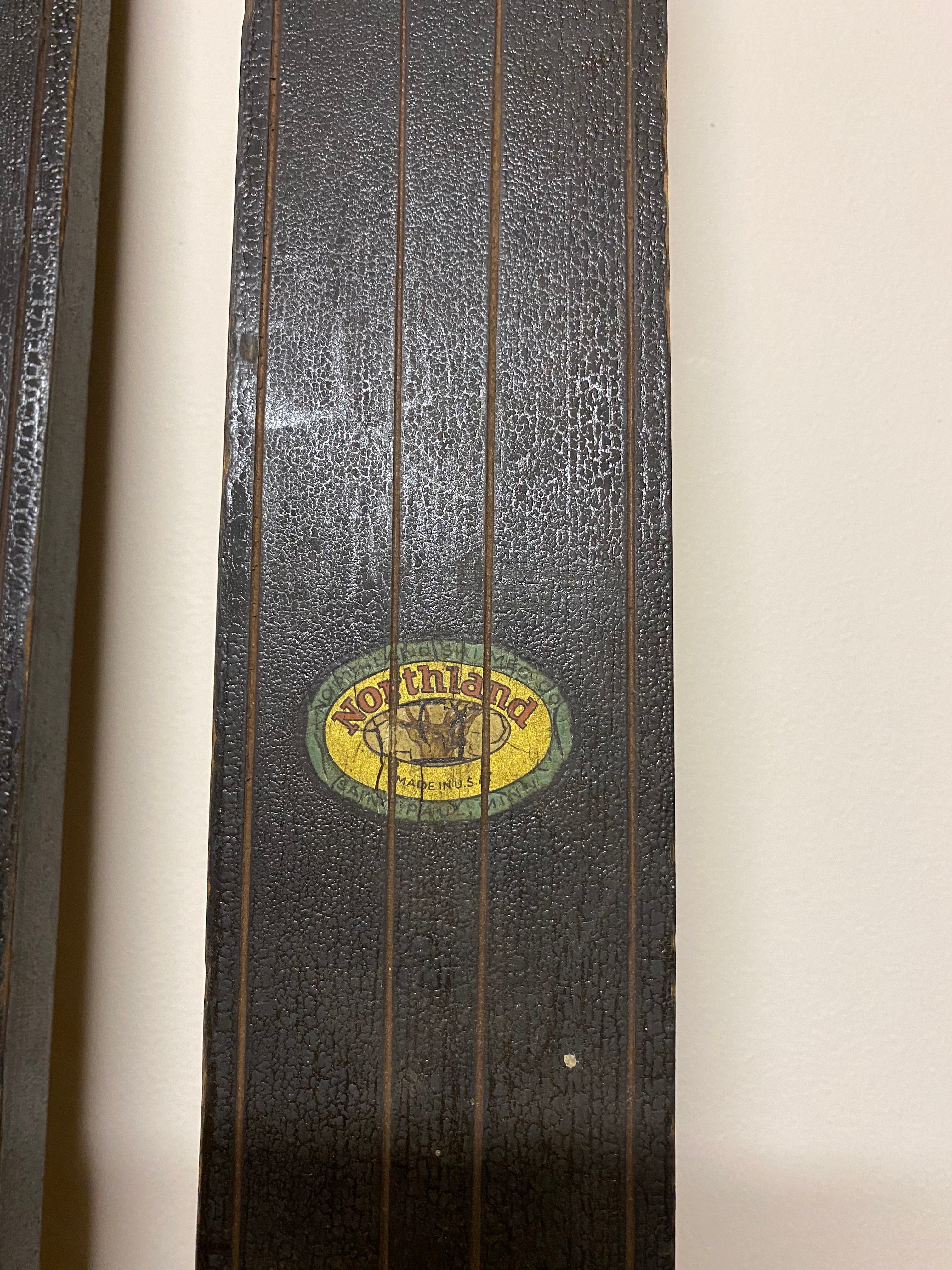 Vintage Wooden Northland Skis 180cm