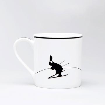HAM Rabbit Mug - Skiing 